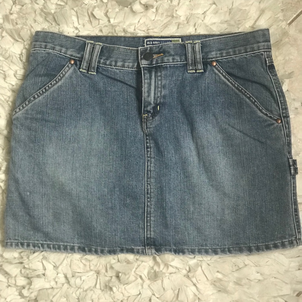 Old Navy Blue Jean Skirt